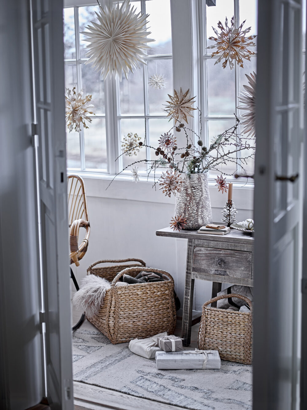 Star Ornament, Nature, FSC® Mix, Paper - Image 3