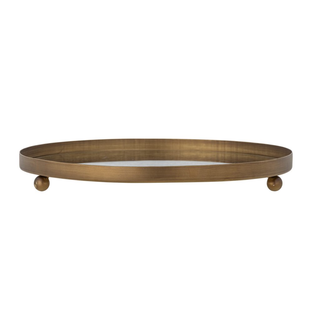 Glacier Tray, Gold, Metal, Glass - Image 3