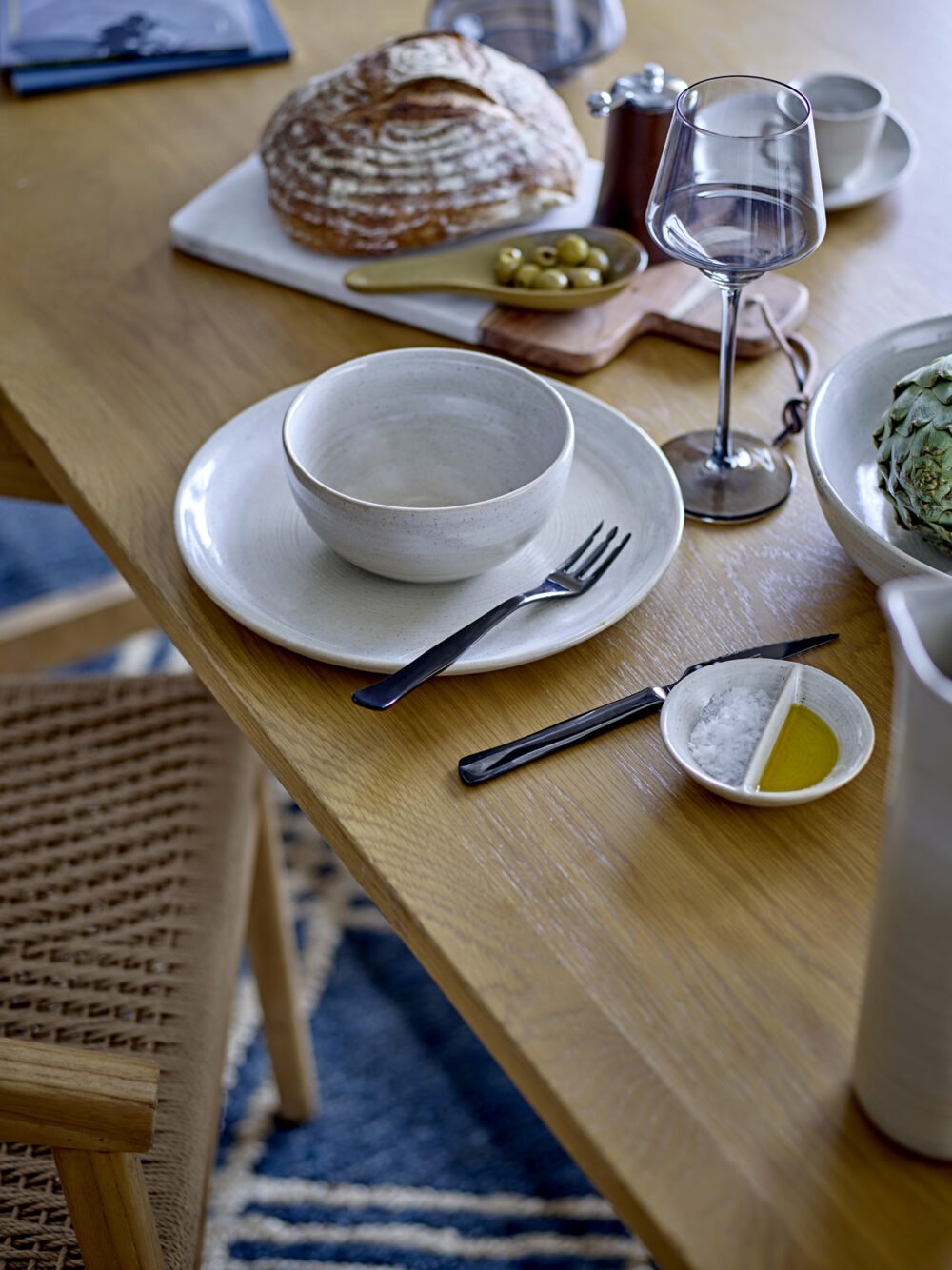 Taupe Dinnerware Set, Grey, Stoneware - Image 4