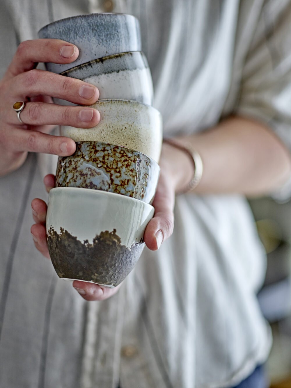 Paula Cup, Nature, Stoneware - Image 2