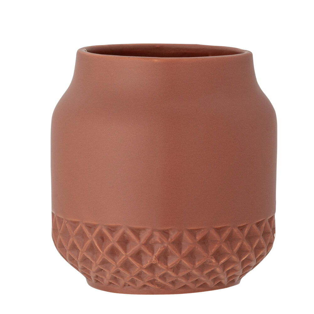 Holden Flowerpot, Red, Stoneware