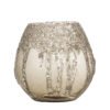Frosty Votive, Brown, Glass
