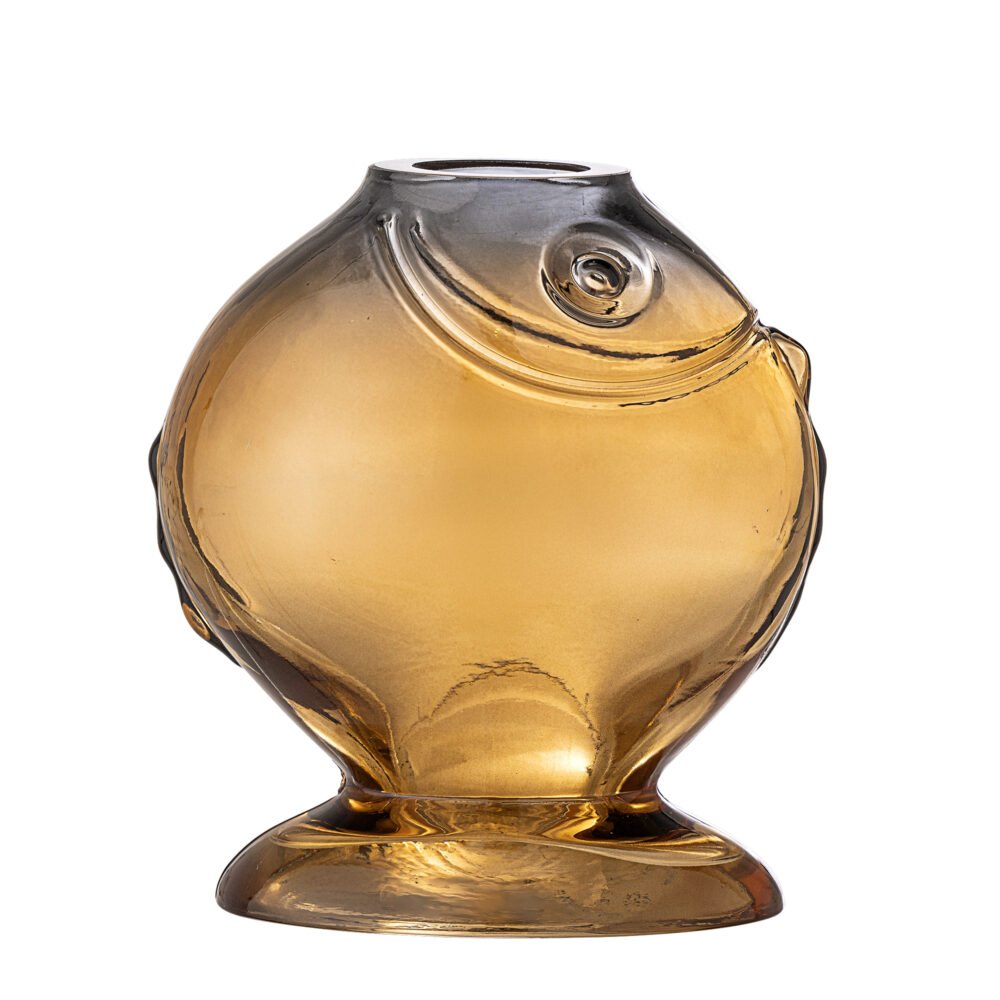 Varga Vase, Yellow, Glass