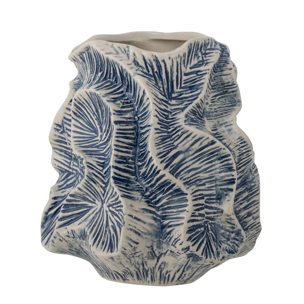 Guxi Vase, Blue, Stoneware