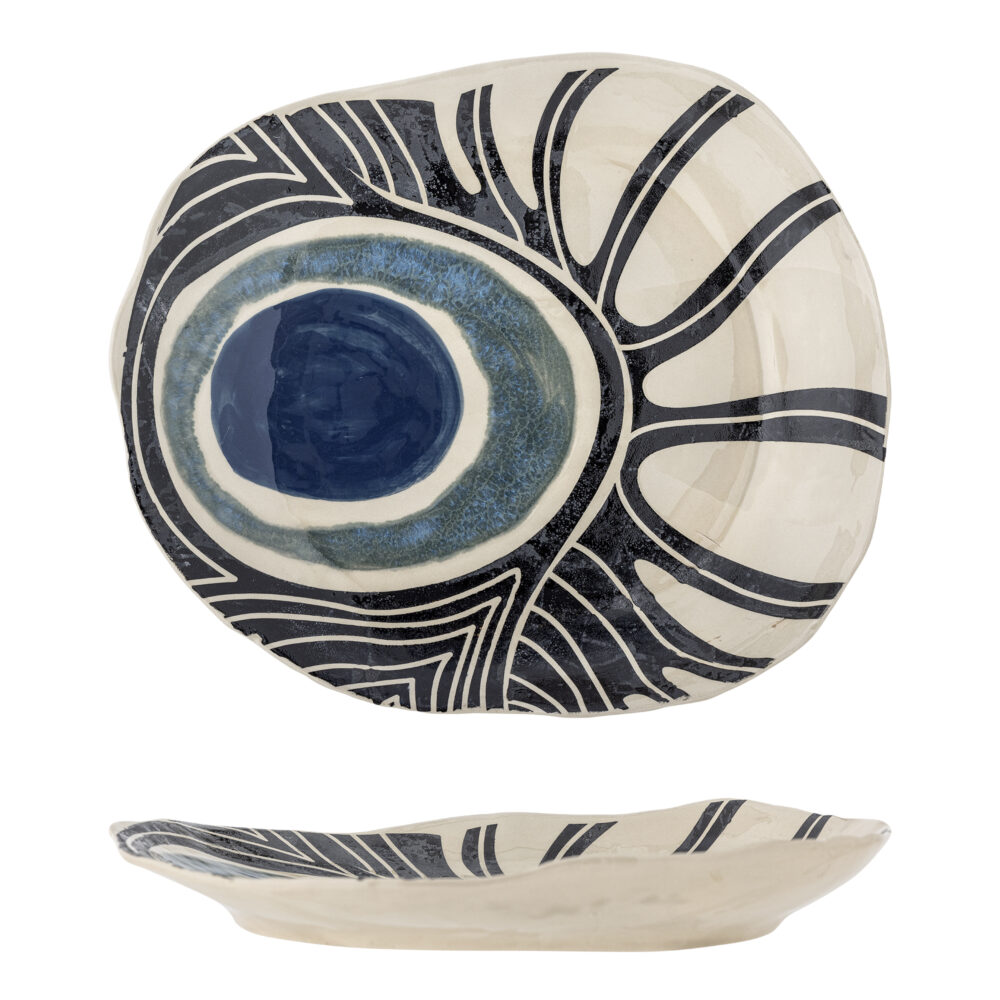 Yamato Tray, Blue, Stoneware