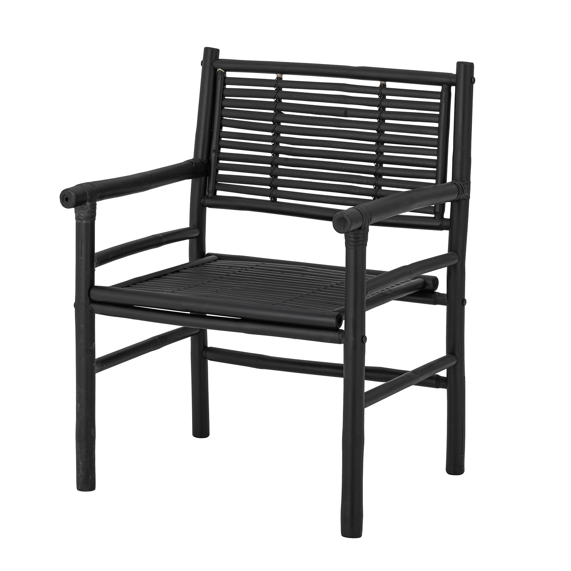 Coen Lounge Chair, Black, Bamboo - Image 2