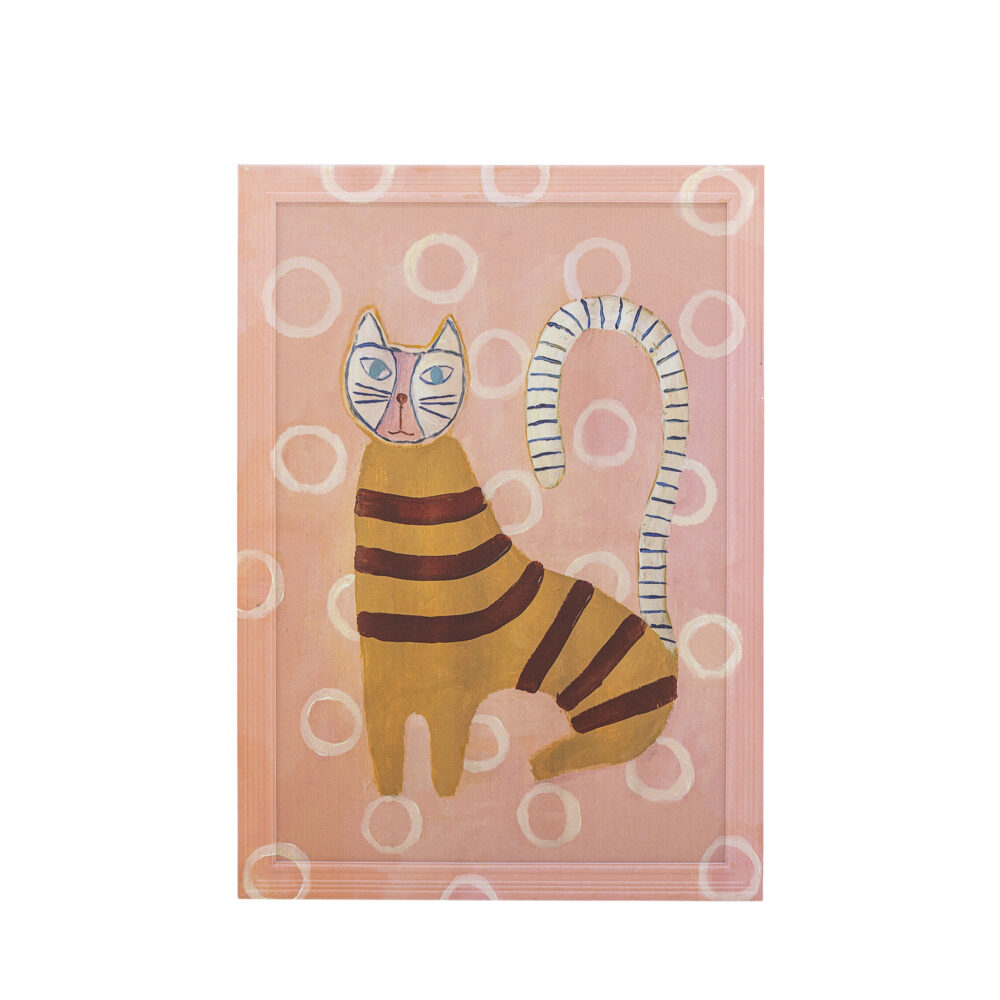 Missy Illustration w/ Frame, Rose, Firwood
