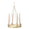 Elmir Advent Candle Holder, Gold, Metal
