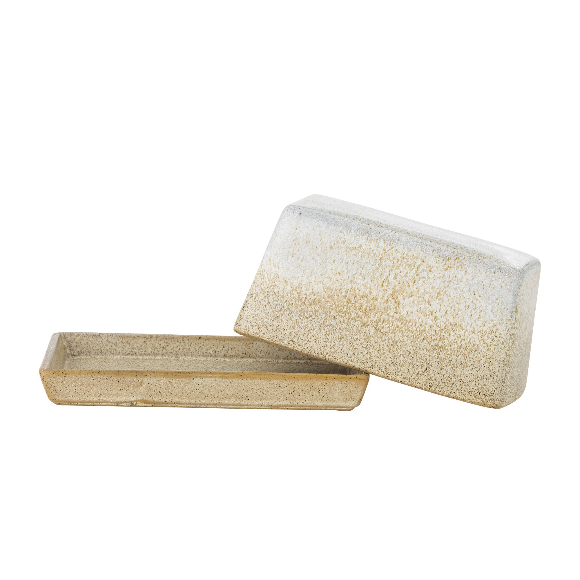 Paula Butter Box, Nature, Stoneware - Image 3