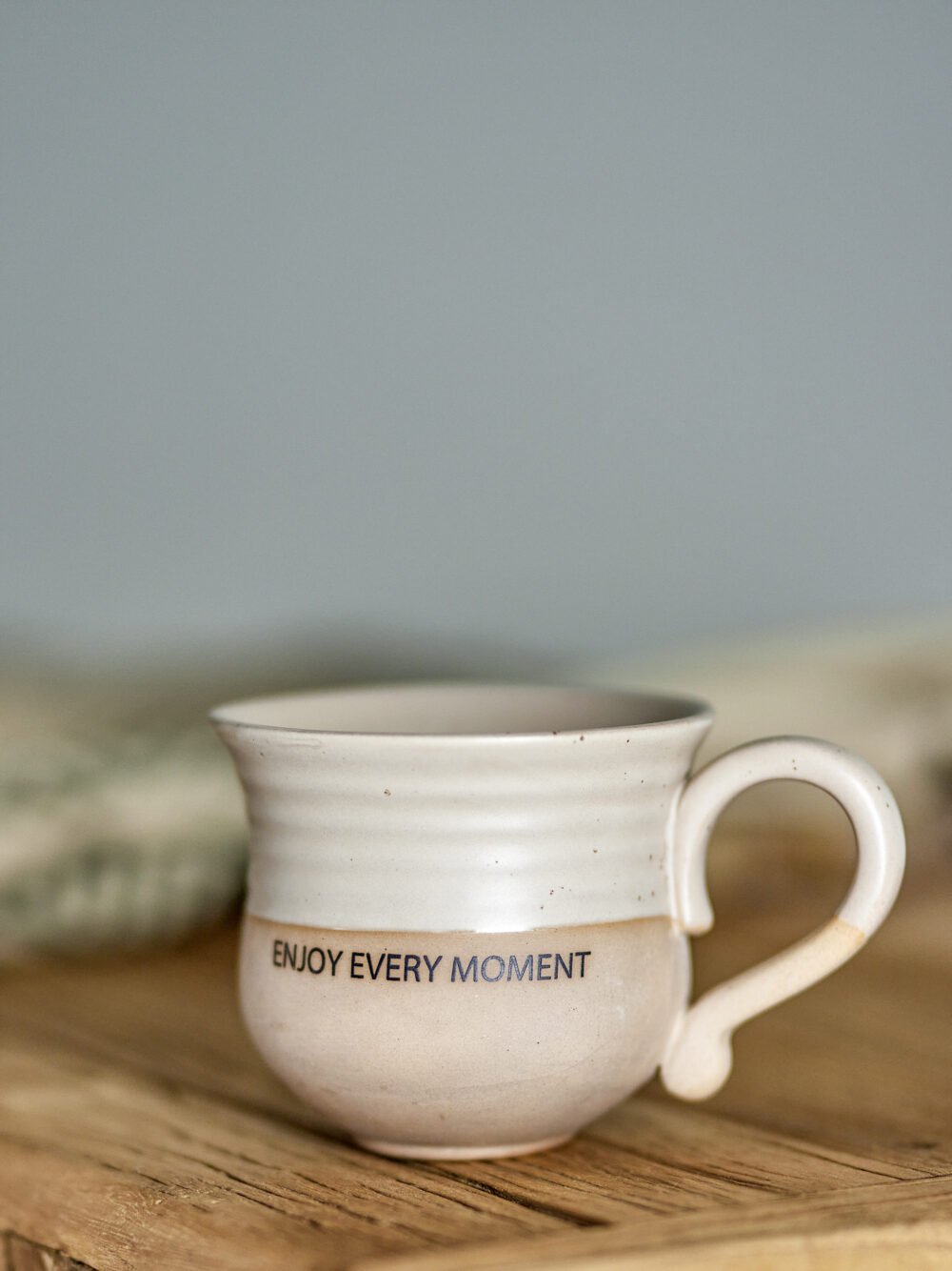 Claire Cup, Brown, Stoneware - Image 2
