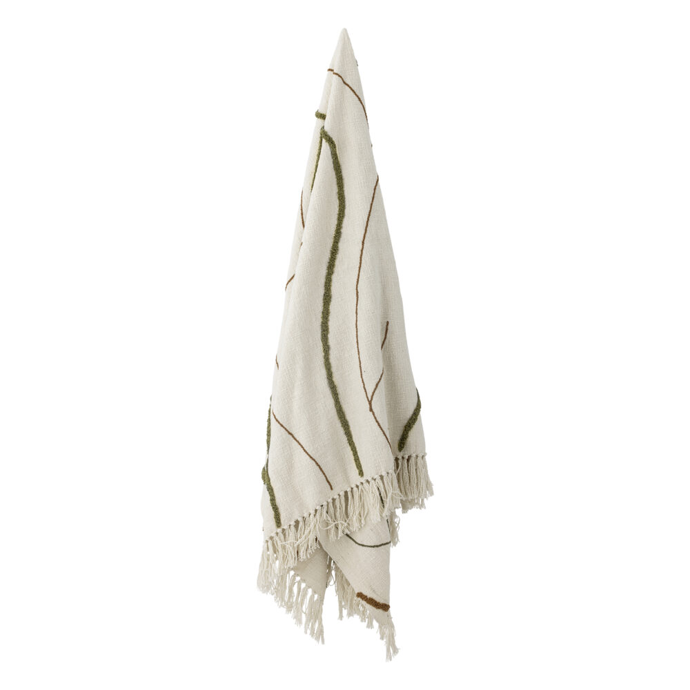 Osasio Throw, Green, Cotton OEKO-TEX® - Image 3