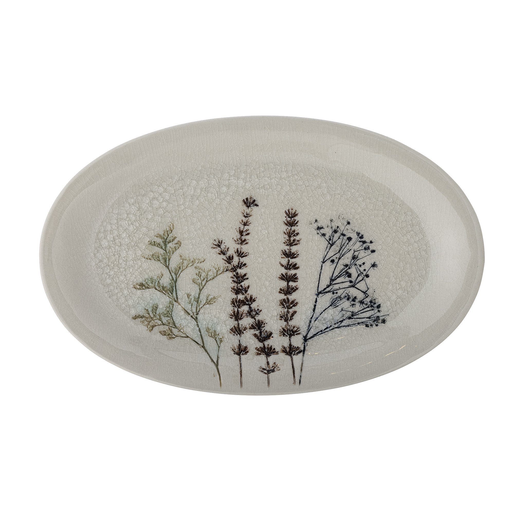 Bea Serving Plate, Nature, Stoneware - Image 2