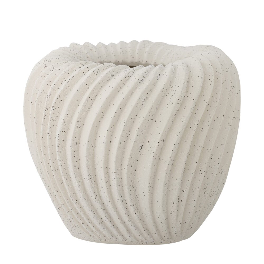 Maham Flowerpot, Nature, Stoneware