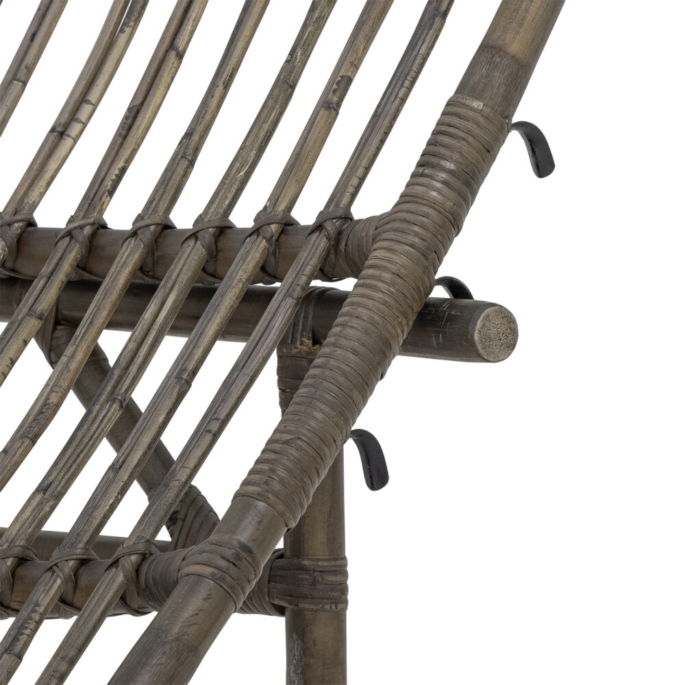 Dione Deck Chair, Brown, Rattan - Image 4