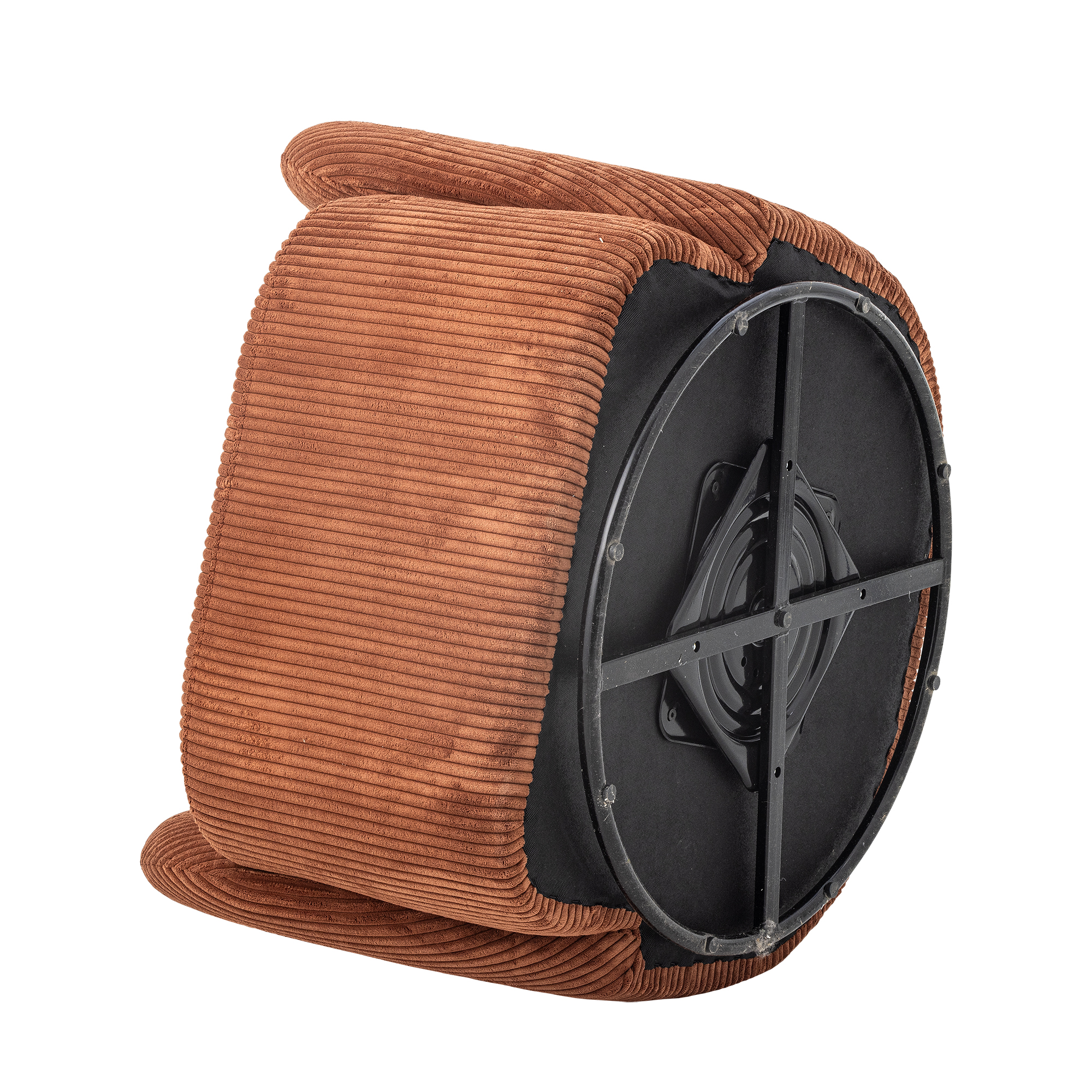 Pradi Lounge Chair, Orange, Polyester - Image 4