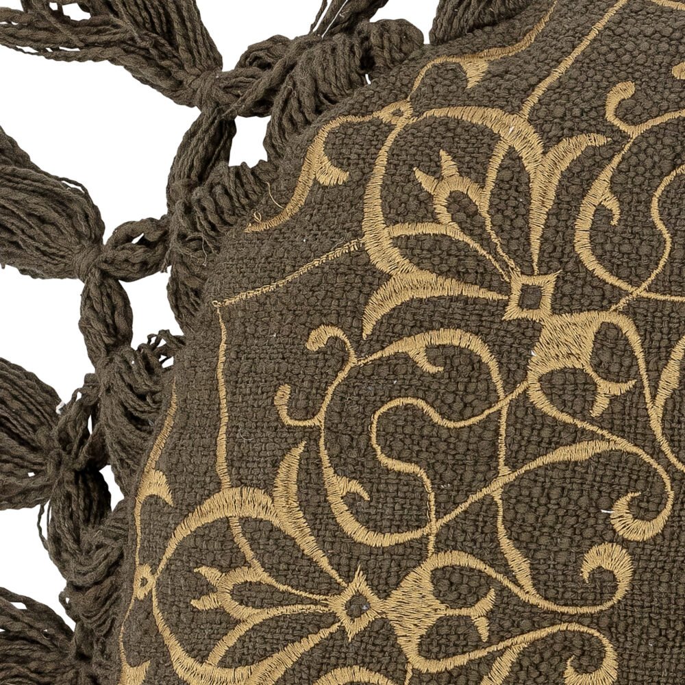 Kala Cushion, Green, Cotton - Image 3