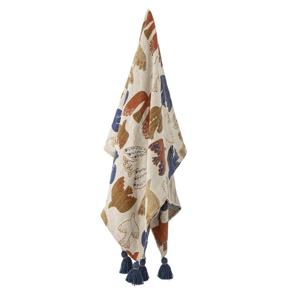Anniversary Throw, Brown, Recycled Cotton - Image 3