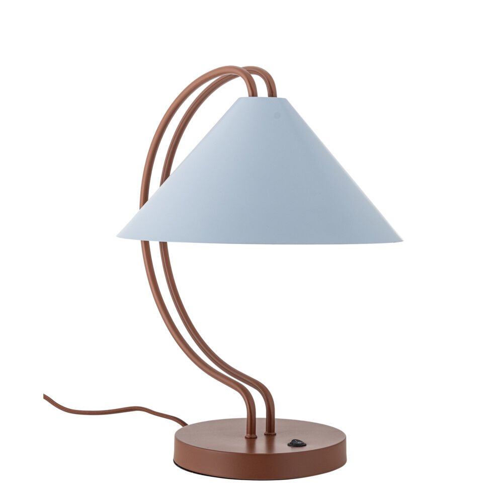 Janya Table lamp, Red, Metal