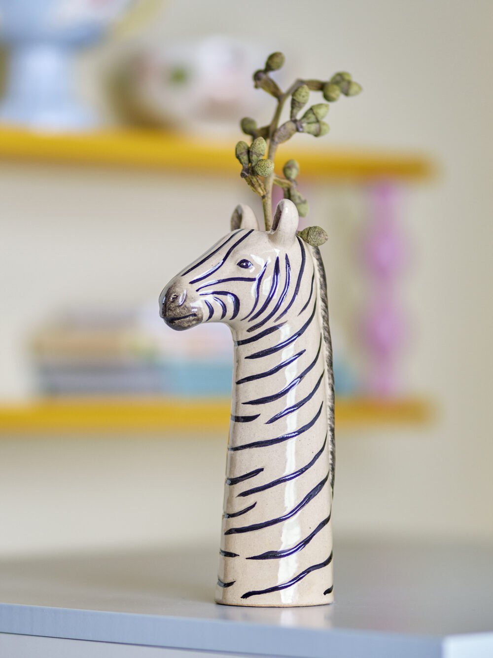 Feodor Vase, White, Stoneware - Image 5