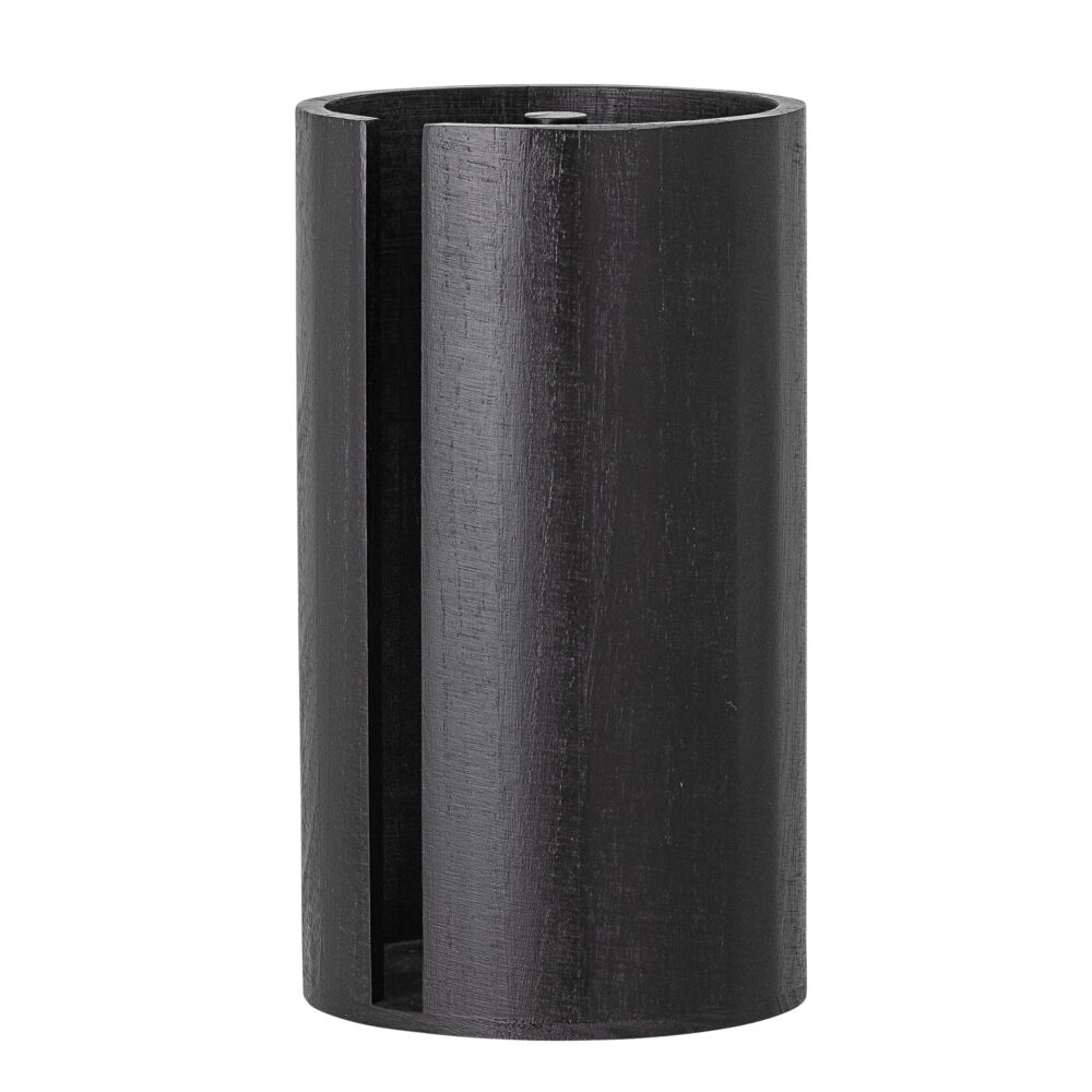 Celian Kitchen Paper Stand, Black, Paulownia - Image 3