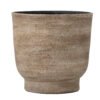 Venca Deco Flowerpot, Brown, Terracotta