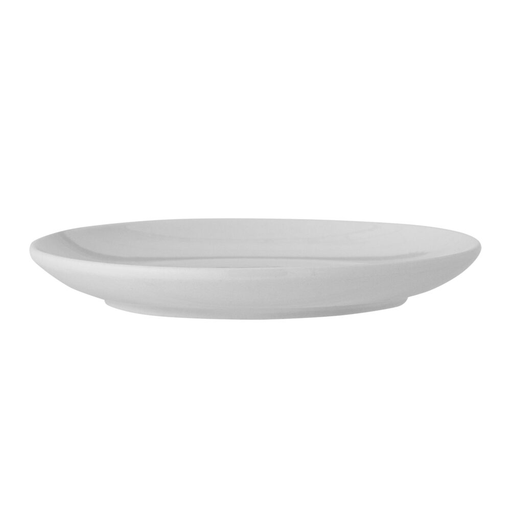 Wendy Plate, White, Stoneware - Image 3
