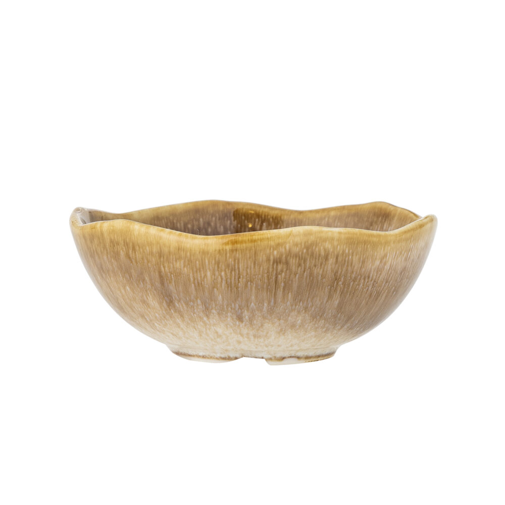Acco Bowl, Brown, Stoneware - Image 3