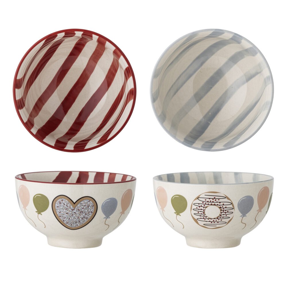 Darby Bowl, Red, Stoneware