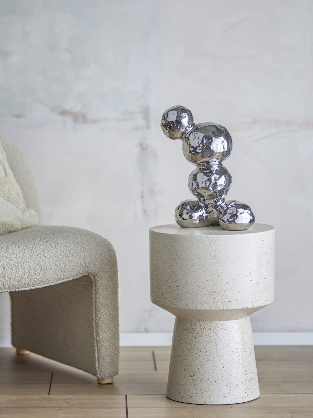 Bobby Deco, Silver, Stoneware - Image 3