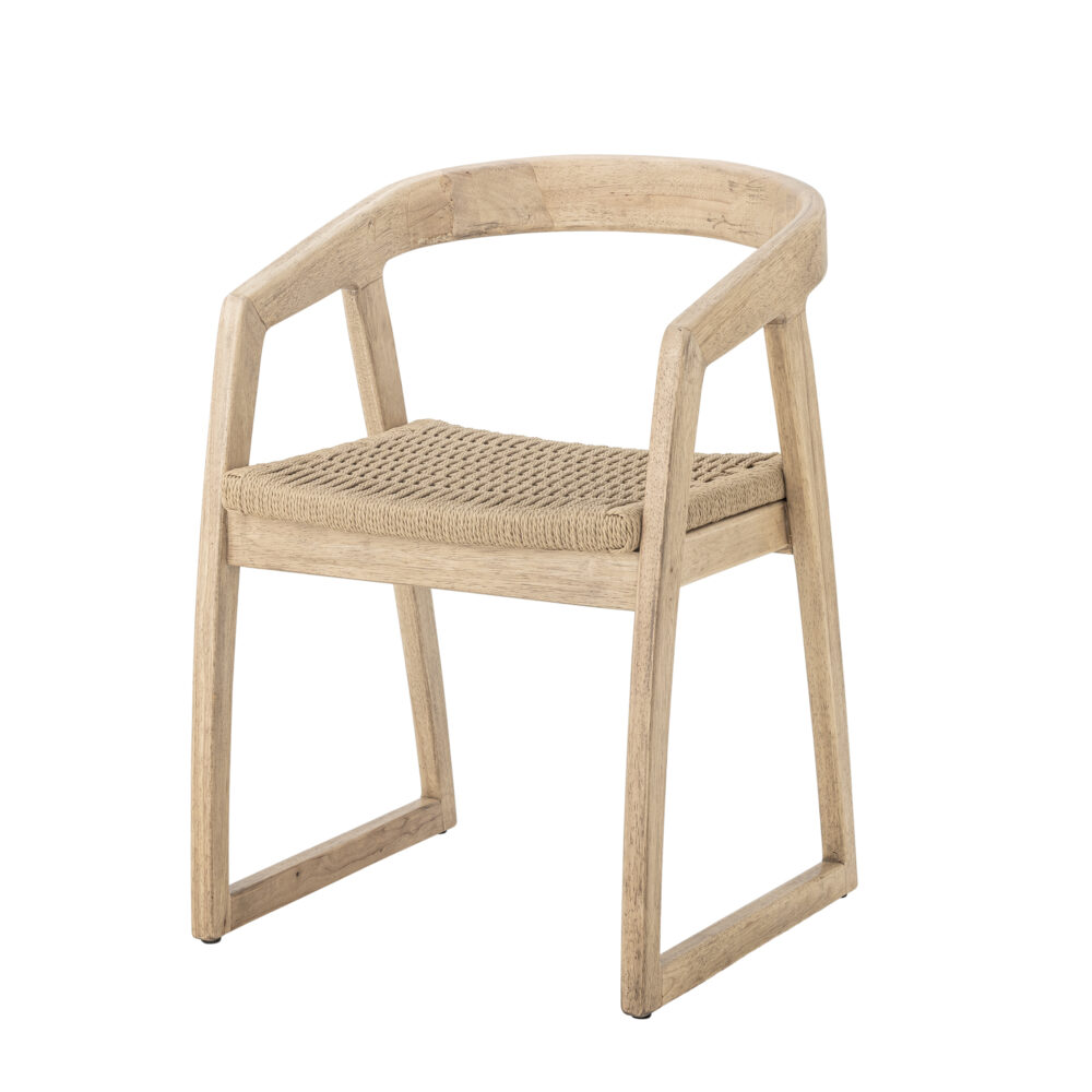 Serrone Dining Chair, Nature, Rubberwood - Image 4
