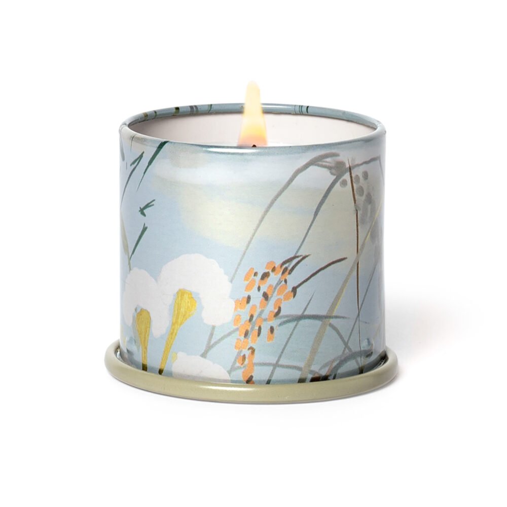 Fresh Sea Salt Demi Vanity Tin Candle, Blue, - Image 4