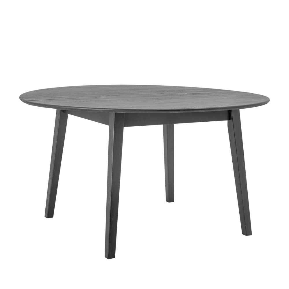 Peron Dining Table, Black, FSC® 100%, Oak