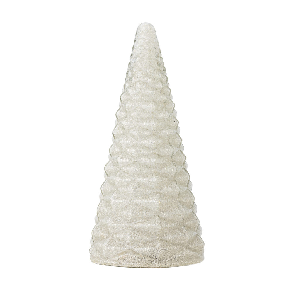 Emilius Deco Tree, Silver, Recycled Glass