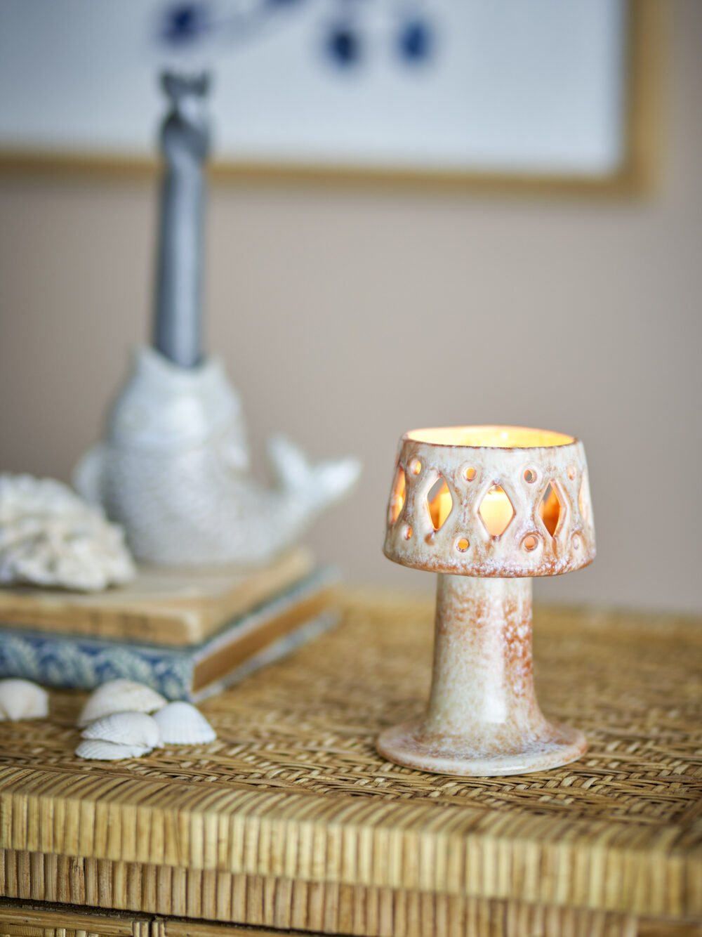 Patty Votive, Nature, Stoneware - Image 3