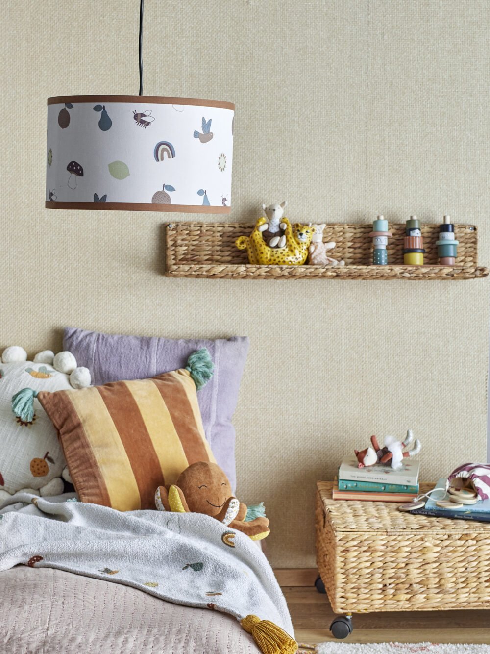 Agnes Lampshade, Brown, Bamboo - Image 4