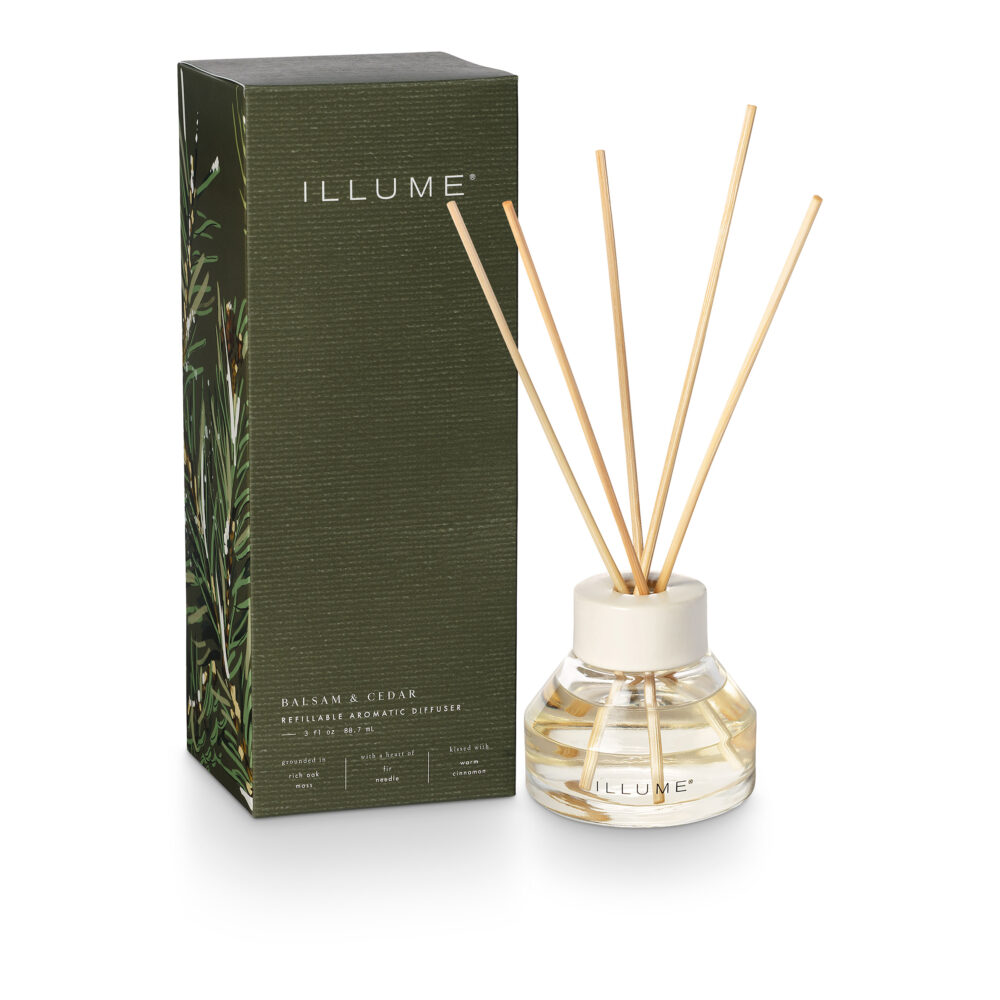 Balsam & Cedar Scent Diffuser, Green,