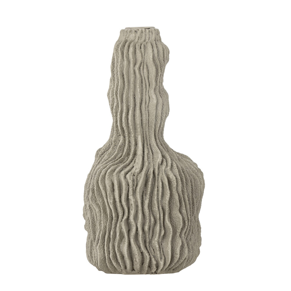 Briar Candle Holder, Grey, Polyresin