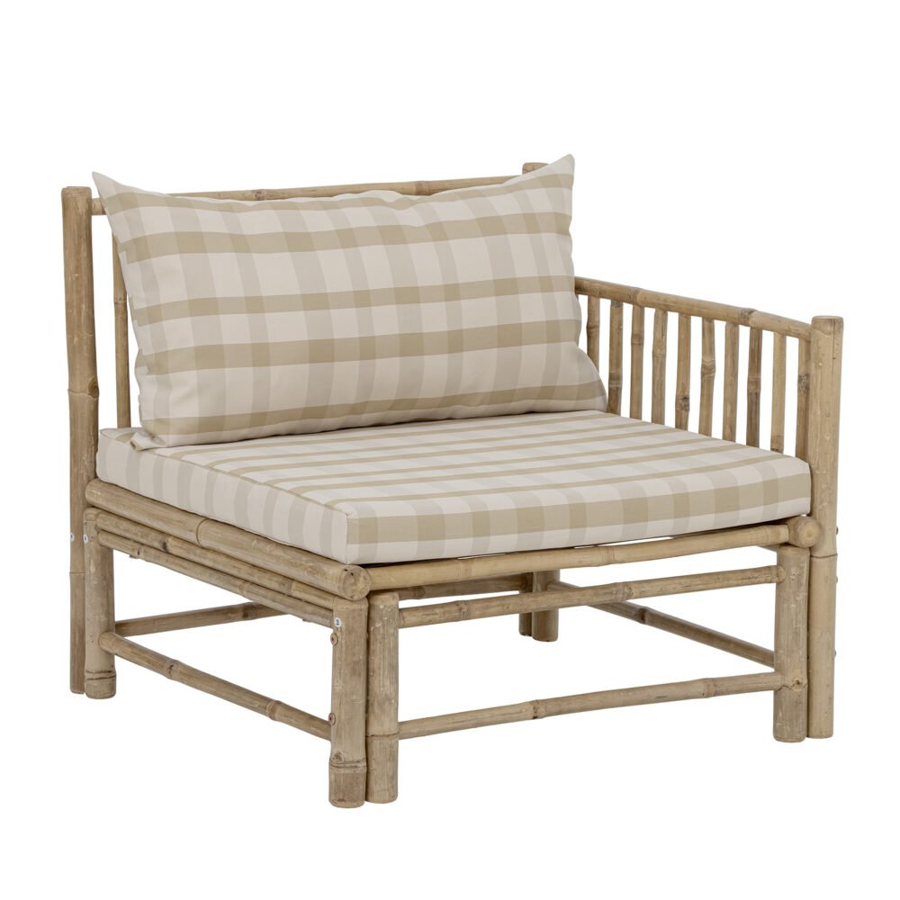 Korfu Module Sofa Right Corner, Nature, Bamboo - Image 3