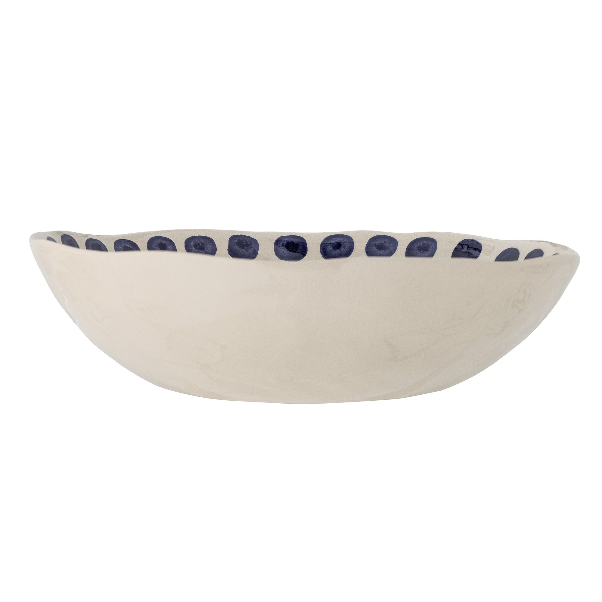 Shama Bowl, Orange, Stoneware - Image 2