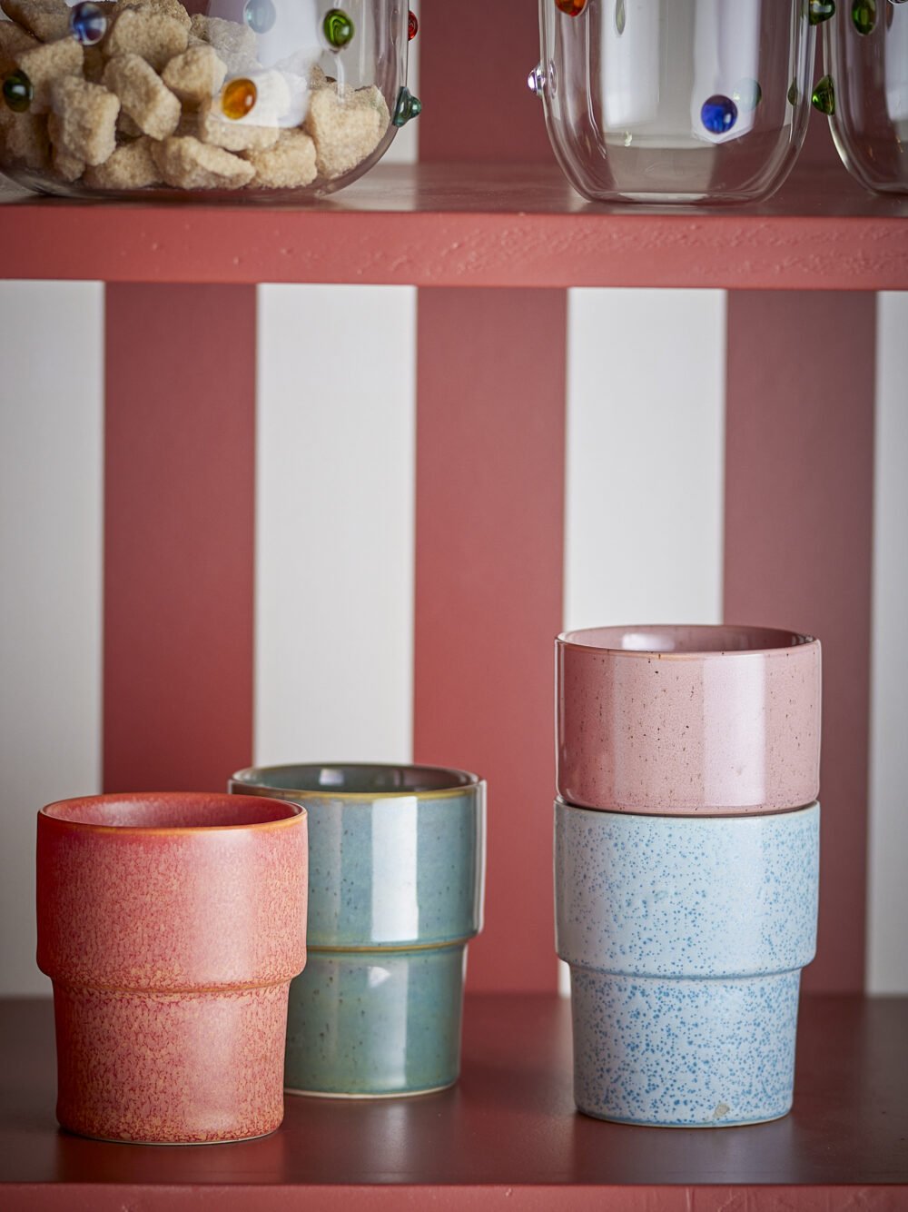Ewan Cup, Rose, Stoneware - Image 4