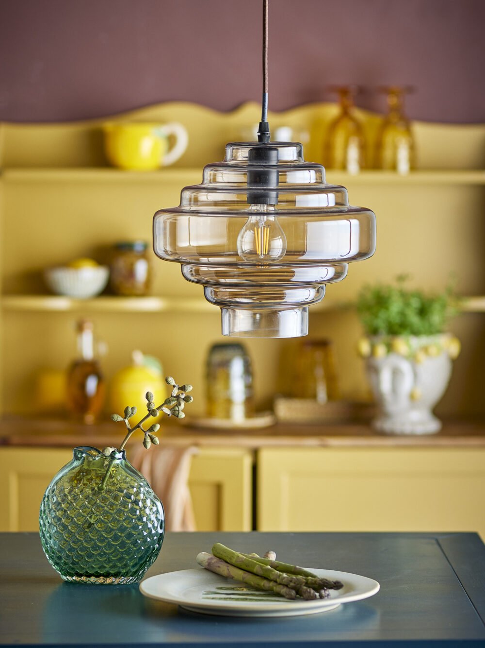 Ilua Pendant Lamp, Brown, Glass - Image 3