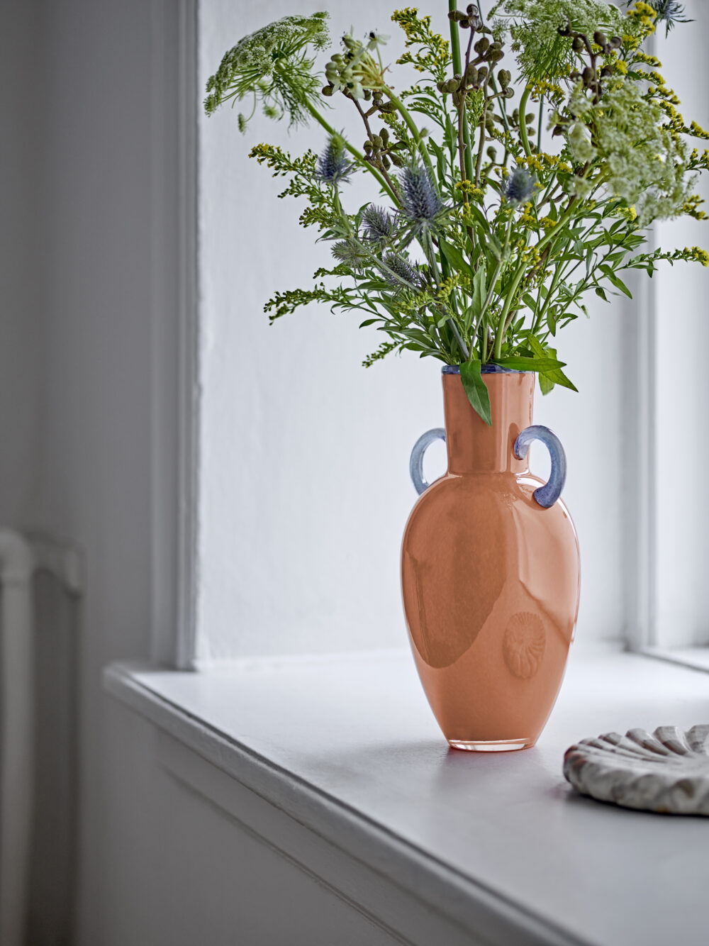 Anniversary Vase, Orange, Glass - Image 2