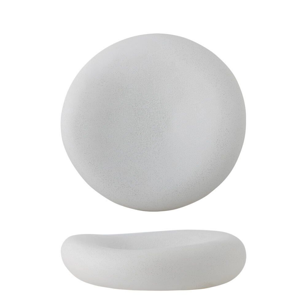 Audra Bowl, White, Stoneware