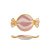 Caramella Serving Plate, Rose, Stoneware