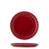 Latina Plate, Red, Stoneware