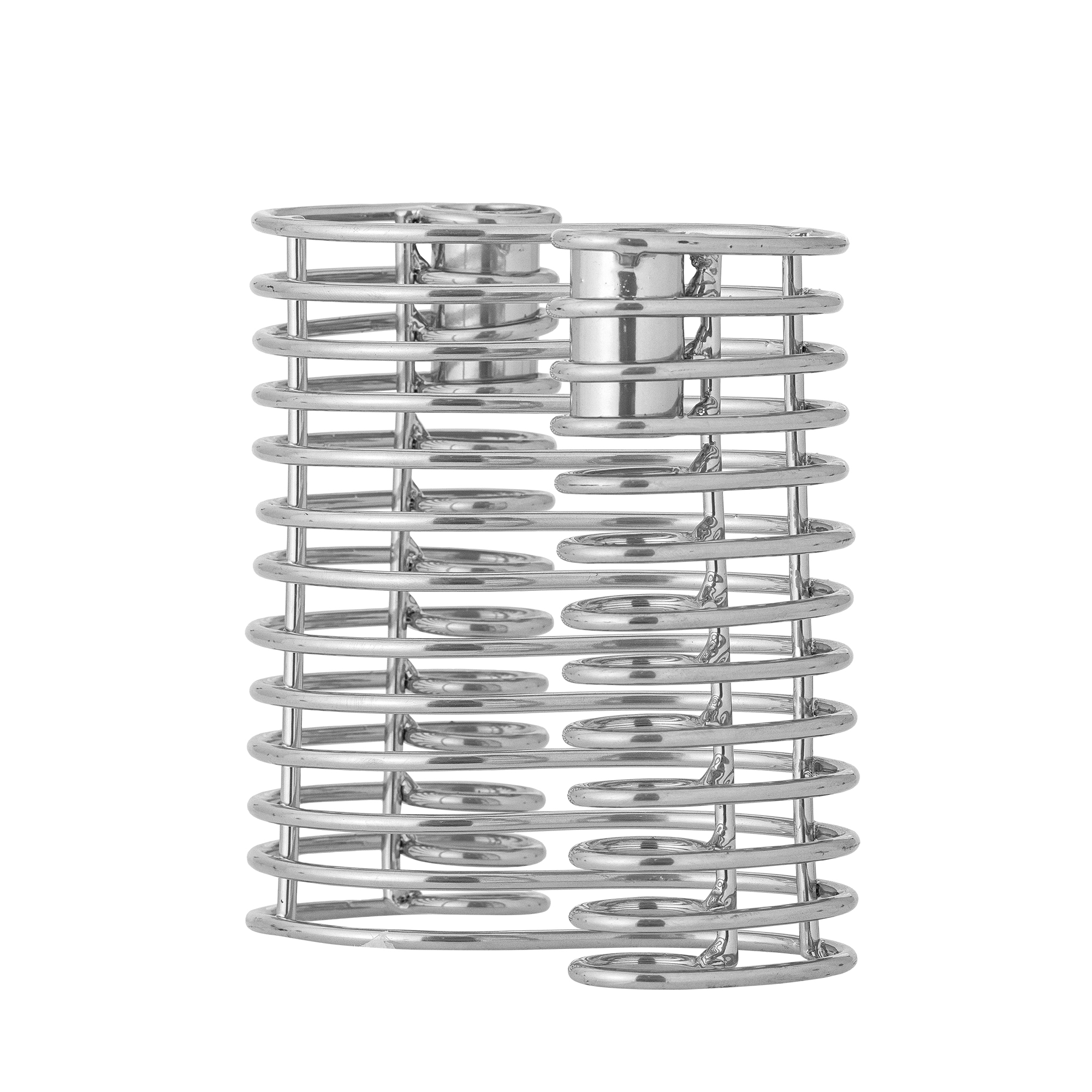 Wavela Candle Holder, Silver, Iron - Image 4