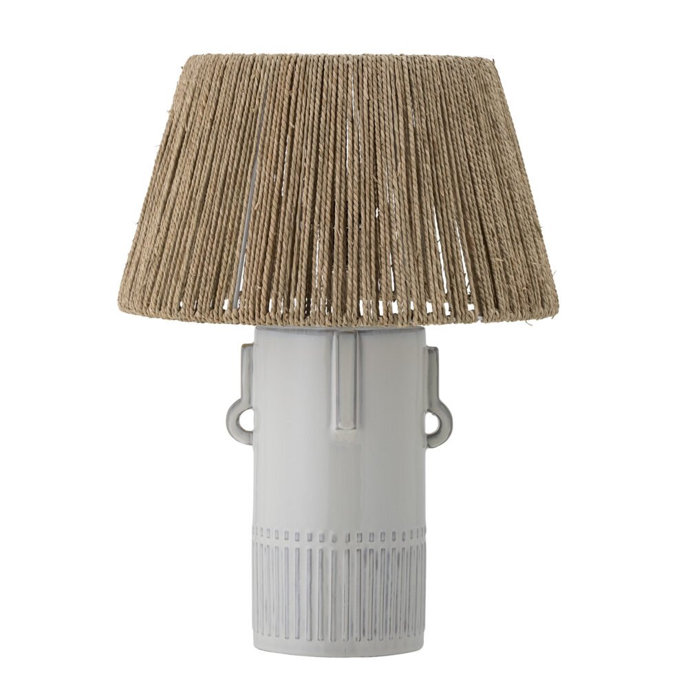 Rama Table lamp, White, Stoneware