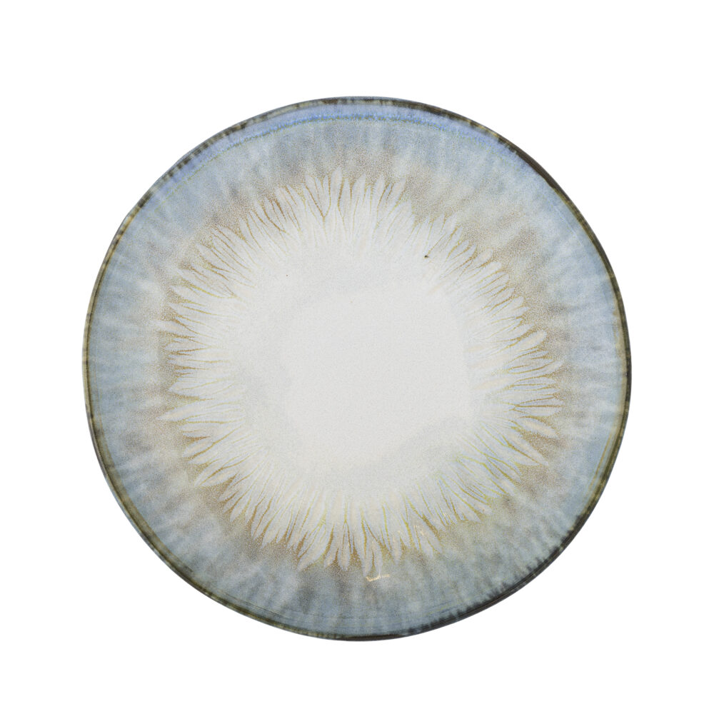 Calen Plate, Blue, Stoneware - Image 3