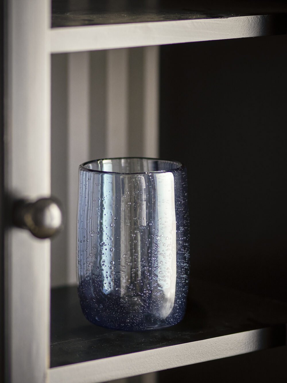 Tabby Drinking Glass, Blue, Glass - Image 2