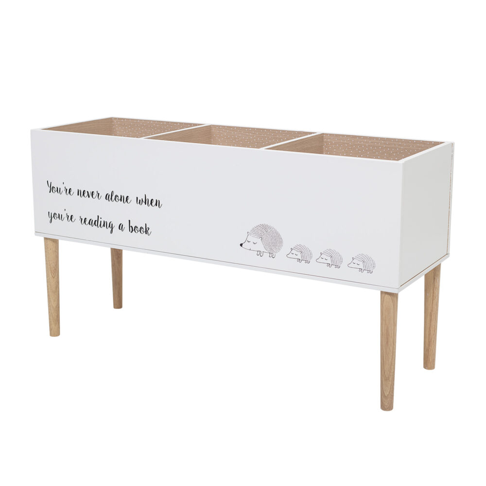 Salam Book Stand, White, MDF - Image 3